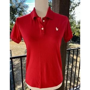 Sassoon Red Polo Vintage Women's Size Medium with Embroidered Logo